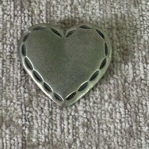 Silver Heart-Shaped Pendant